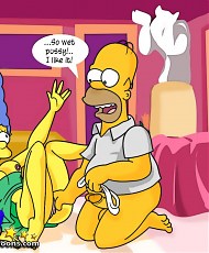 5 pictures of Desperado housewife Marge Simpson fucked hard by Homer