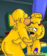 5 pictures of Lusty Homer seduced and fucked shy Lisa Simpson to all holes